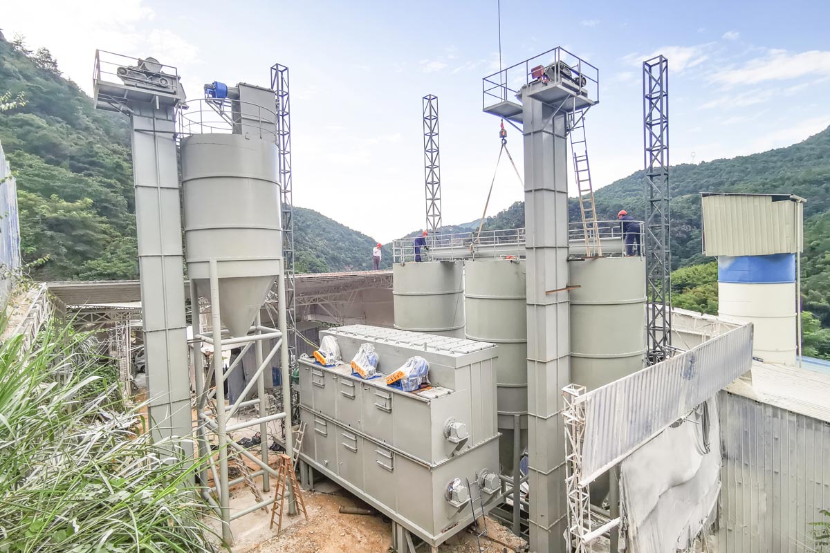 福建龍巖某氫氧化鈣生產線